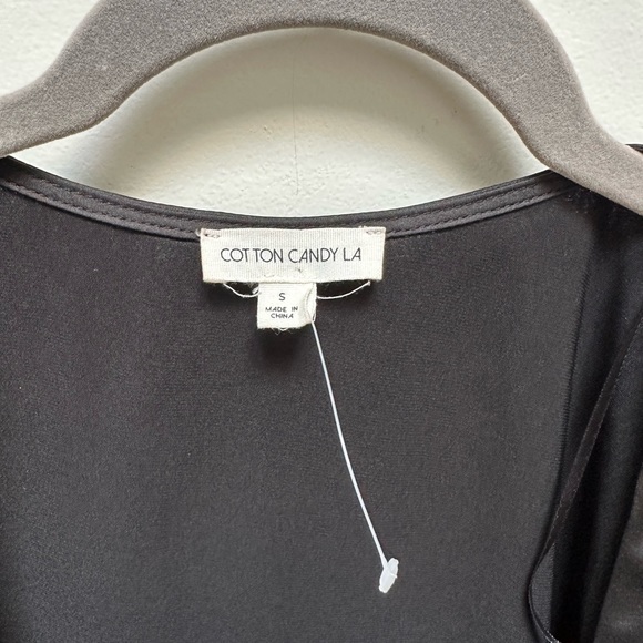 Satin tie-front blouse - Picture 7 of 8